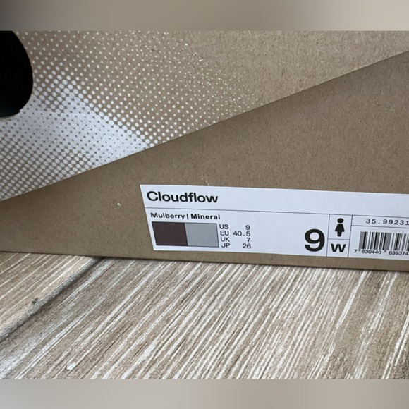 Women’s Cloudflow running shoes size 9 - Picture 7 of 7